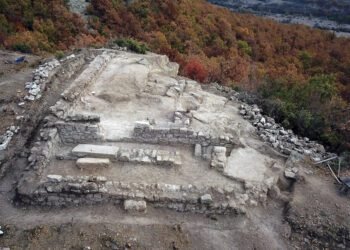 Уникалната раннохристиянска църква  край светилището на Орфей при Татул от птичи поглед, заснети от дрон!