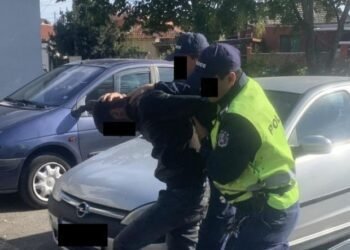 Зрелищен полицейски арест на бандит във Варна