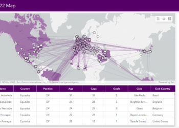 World Cup Qatar 2022 Map