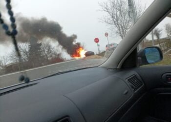 Изгоря колата на шефа на полицията в Добрич