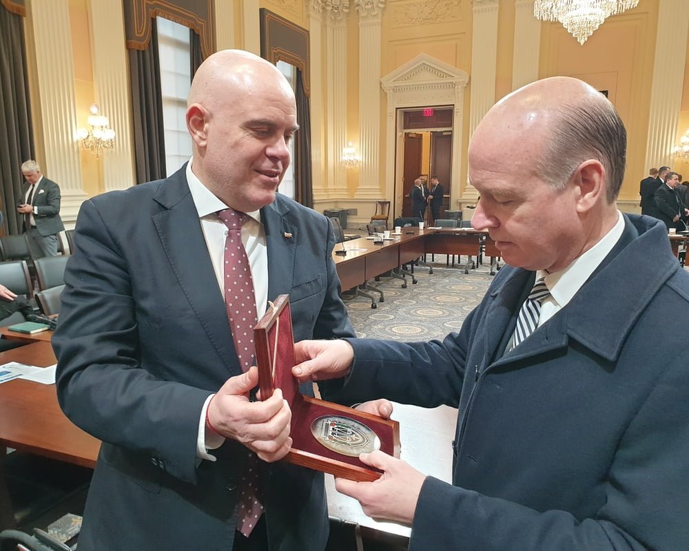 Иван Гешев на посещение в САЩ