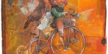 Художествените образи на Стоимен Стоилов в сувенири на щанда в Градската художествена галерия - Варна