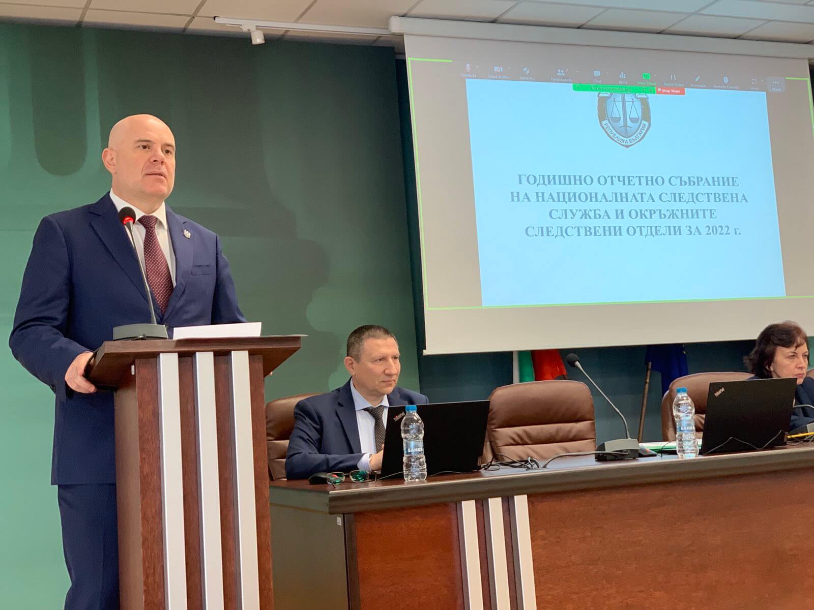 Иван Гешев: Въпреки безогледния политически натиск, резултатите на прокуратурата и следствието са водещи в ЕС (ВИДЕО)