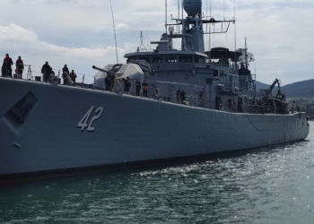 Фрегата “Верни” и базов миночистач “Прибой” приключиха учението си в ,,SEA SHIELD 2023”