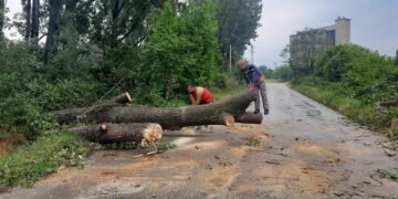 Десетки сигнали за наводнени мазета и приземни етажи са подадени след поройния дъжд в Девня (СНИМКИ)