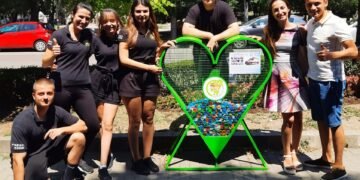 Поставиха ново сърце за събиране на капачки в центъра на Варна