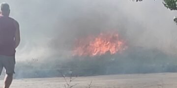 Пожар вилня в сухи треви във “Владиславово”