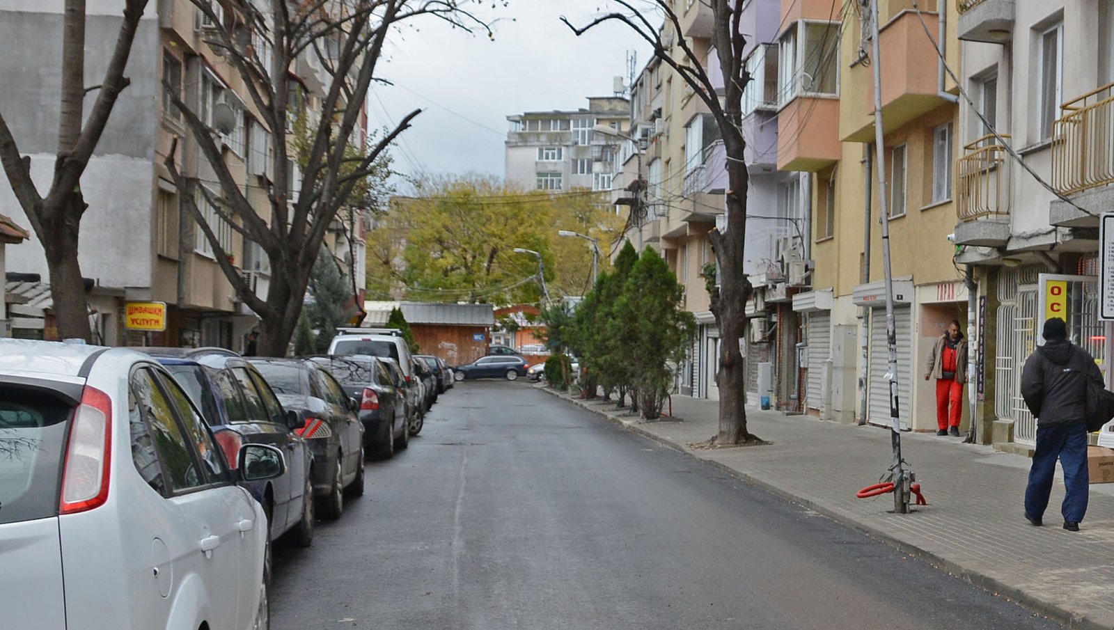 Поставят хоризонтална маркировка в района на Колхозния пазар