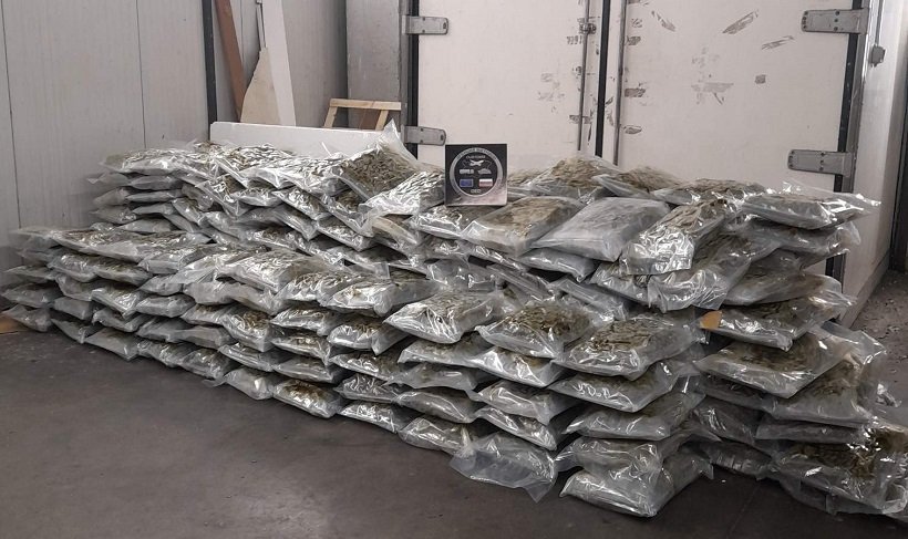 442 кг наркотични вещества задържаха митнически служители в рамките на две седмици