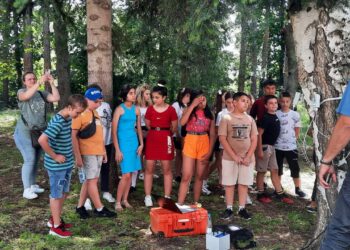 „Горската класна стая“ в Генерал Тошево представи необикновен урок за вредителите по дърветата и грижите за младата гора