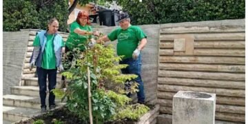 Хора в неравностойно положение преобразиха двора на Областна администрация - Варна
