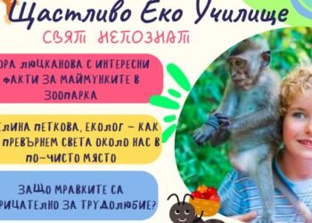 Как да живеем в един по-чист свят и любопитни факти за маймунките в урок от Щастливо еко училище “Свят непознат” на 18 август в зоопарка на Варна (ВИДЕО)