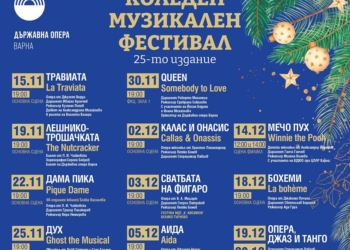 25-ти Коледен музикален фестивал стартира във Варненската опера