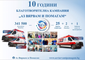 Втората за Варна детска линейка ще бъде дарена от сдружение „Аз вярвам и помагам“ на АГ-болницата