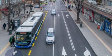 Дрон “Морско око” разкри от птичи поглед ремонтираната улица “Д-р Пискюлиев” във Варна