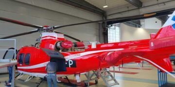 Тестват във въздуха втория български хеликоптер за медицинска помощ