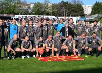 Българските легенди отстъпиха на Република Северна Македония в благотворителния мач в подкрепа на пострадалите при пожара в Кочани