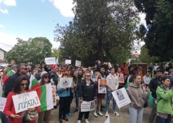 Жителите на община Аврен мирно протестират срещу унищожението на земята и горите заради ВЕИ (СНИМКИ)