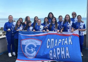 Девойките U18 на КПС Спартак Варна завоюваха третото място в държавното първенство по водна топка