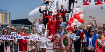 Летище Варна отбеляза 20 години полети на Austrian Airlines, свързващи Българското Черноморие със света