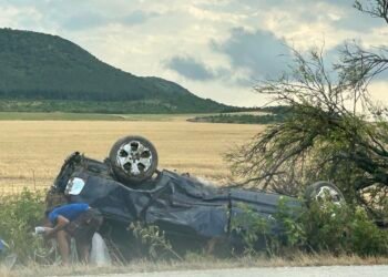 Катастрофа край Невша прати кола по таван в канавката