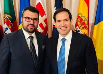 Министър Георг Георгиев разговаря с държавния секретар на САЩ Марко Рубио за трансатлантическите връзки