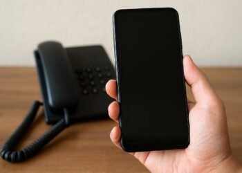 Телефонна слушалка в ръка – илюстрация към предупреждение за нова схема за телефонни измами във Варна.