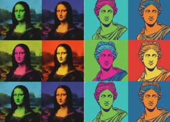 Ученици превръщат емблематични произведения на изкуството в модерни попарт композиции