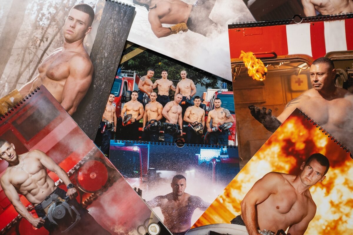 Арт кадър от благотворителния календар „Герои в сянка“ 2026, представящ огнеборци в символични и въздействащи сцени, посветени на децата на загинали и пострадали служители на МВР.