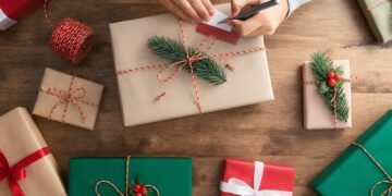 Подготвени коледни подаръци, опаковани в празнични цветове – идеи за бюджетни подаръци до 100 лв.