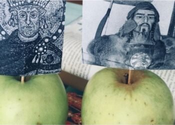 Ученици изследват моралния и политическия отпечатък на лидерите чрез две ябълки