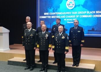 С официална церемония бе извършена смяна на командването на Военноморската противоминна група в Черно море „MCM BLACK SEA“