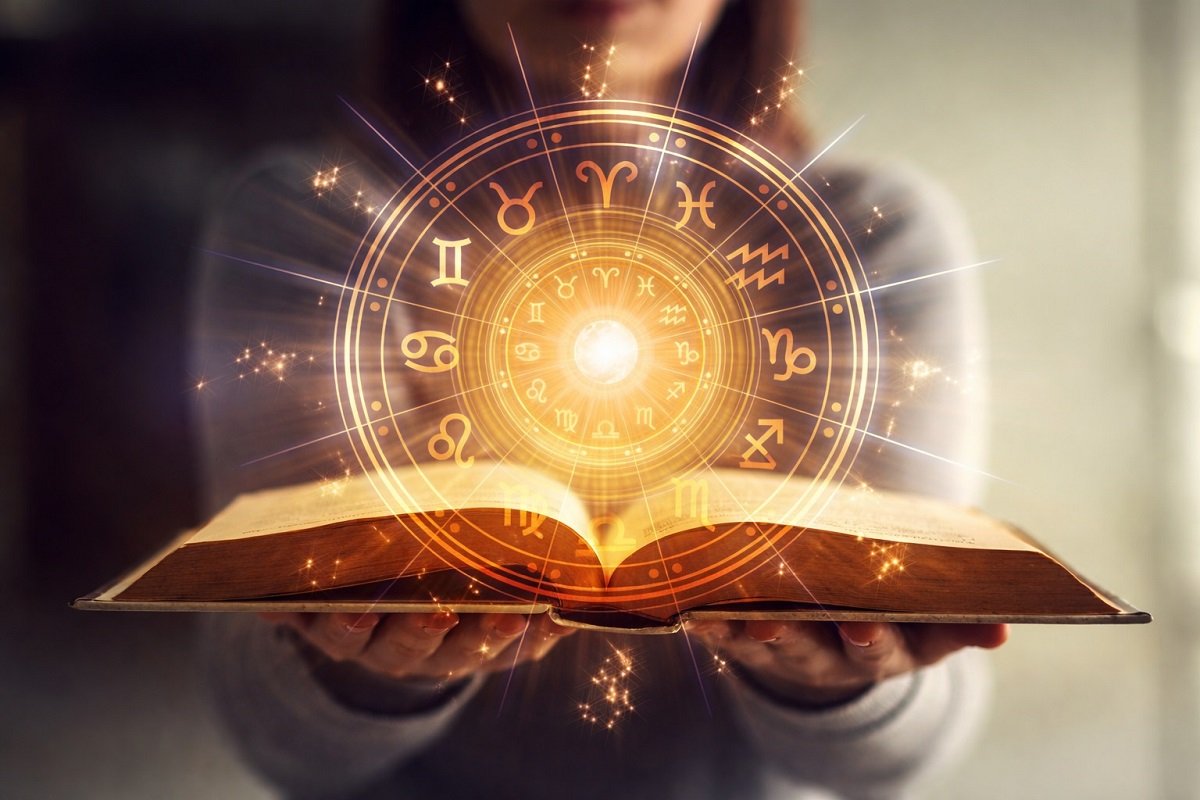 Символично астрологично изображение, представящо дневния хороскоп за 13 януари 2026 г. за всички зодии