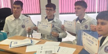 Възпитаници на ПГСАГ “Васил Левски” Варна мериха сили в състезание, посветено на числото “Пи” в рамките на проекта “Аз успявам” (ВИДЕО/СНИМКИ)