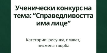 Окръжен съд – Варна и РУО – Варна обявяват ученически конкурс „Справедливостта има лице“
