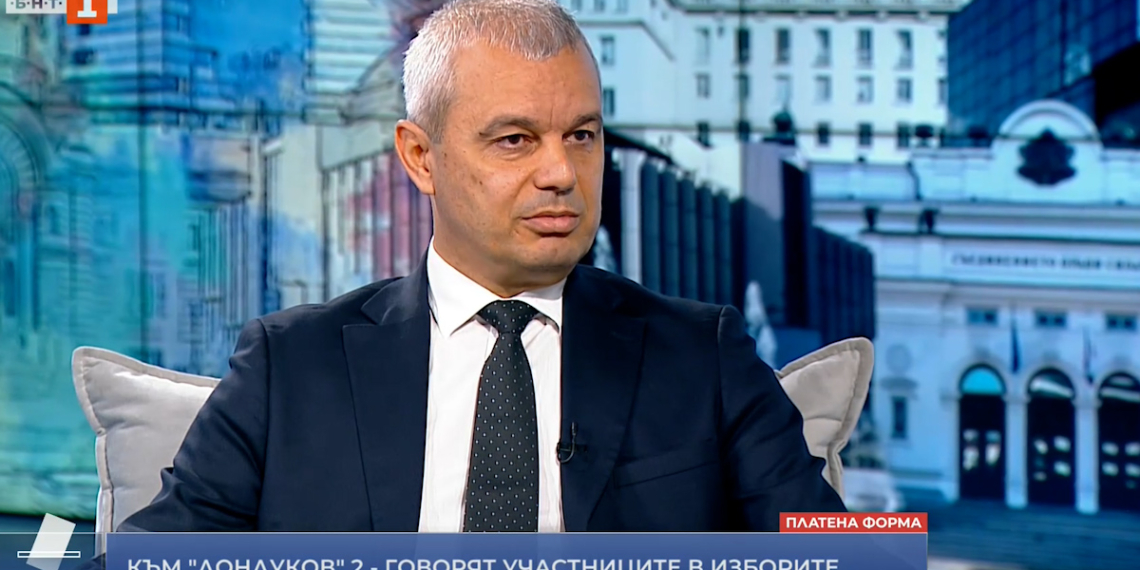 Костадин Костадинов: България трябва да подкрепя мира, а не войната