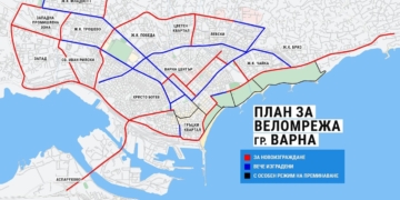 Предлагат нова велоалея от „Елдом“ до „Метро“ във Варна с паркинг и пътен пробив